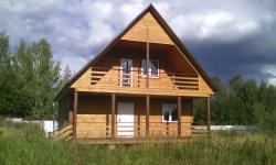 Новый дом из бруса в деревне Воскресенское, 150 кв.м., ИЖС, 30 км от Сергиев Посада