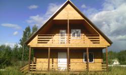 Новый дом из бруса в деревне Воскресенское, 150 кв.м., ИЖС, 30 км от Сергиев Посада